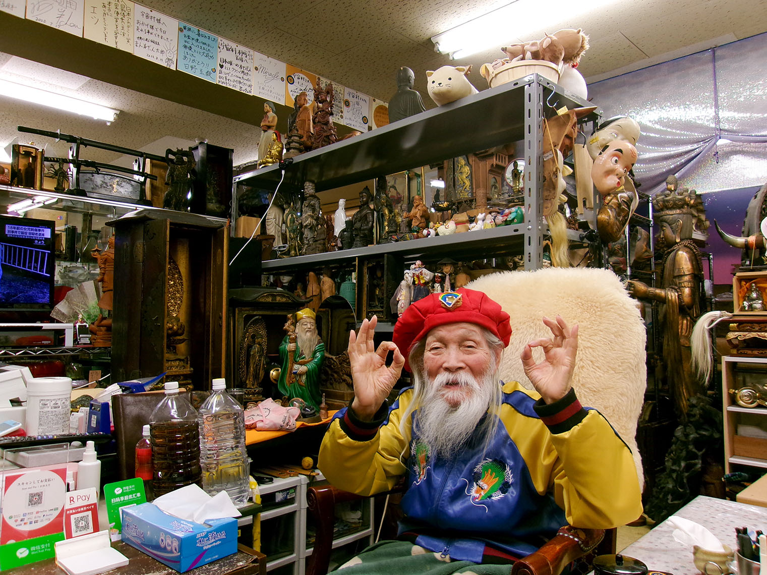 快くインタビューに答えてくださる宇宙村村長